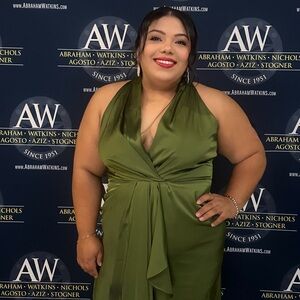 Elegant Green Halter Dress